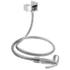 Ducha Higiênica Quadrado Abs Cromada 1/4 Volta Cor: Cromado