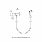 Ducha Higiênica S/ Derivação - Slim Cross