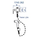 Ducha Higiênica Túnis Clássica Champanhe Fani