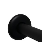 Ducha Inox 15x15 Cm Preto Fosco Quadrado C/ Cano De Parede 34