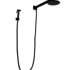 Ducha Inox Black Matte 15 Cm Com Chuveirinho Manual Em Metal