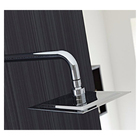 Ducha Inox Chuveiro Quadrado 20x20 Banheiro Cromado Area Exte