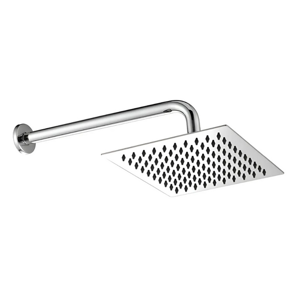 Ducha Inox Quadrada Slim 20x20 Acabamento Cromado