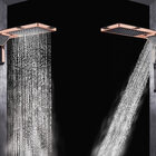 Ducha Lorenzetti Acqua Duo Ultra Black Rosê Gold 220v 6800w