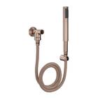 Ducha Manual Cilíndrica 1 Jato Cobre Escovado Docol