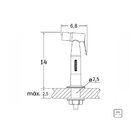 Ducha Manual Tramontina Em Aço Inox Para Pia De Cozinha
