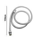 Ducha Mao Cromada 3 Funções Flexivel Mangueira Articulada Hig