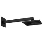 Ducha para Parede Quadrada Black Matte Quadrada Deca