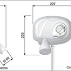 Ducha Potenza Press Com Desv. Cardal - 5,5kw/127v