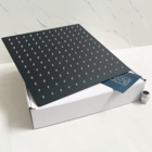 Ducha Preta Inox Chuveiro Cascata De Teto 30x30 Com Niple Duc