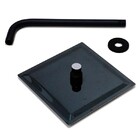 Ducha Quadrada 20x20 Brp Preta