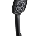 Ducha Quadrada Black Autolimpante 13x13  Em Abs Com Chuveirin