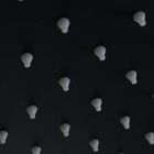 Ducha Quadrada Black Matte 30x30 Cm Inox Com Cano Redondo 34