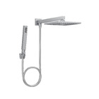 Ducha Quadrada de Parede com Desviador Cromado Deca