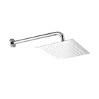 Ducha Quadrada de Parede Cromada Hidráulica Mebuki