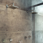 Ducha Quadrada Parede Cromada Cubo Deca