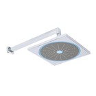 Ducha Quadrada Parede Cromada Led Sensea