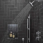 Ducha Quadrada Parede Cromada Parallel Kohler