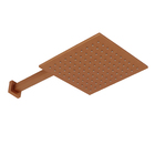 Ducha Quadrada Articulada Parede Rose Gold Platina Fani