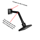 Ducha Quadrada Premium De 4 Polegadas Em Abs Black Piano Arti