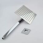 Ducha Quadrada Slim 20x20 Square De Inox Com Tubo E Canopla