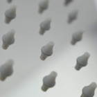 Ducha Quadrada Slim 20x20cm Com Braço 40cm Inox Prata Domum