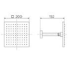 Ducha Quadrada Teto Cromada DocolHeaven Docol