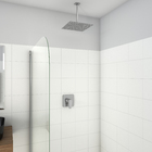 Ducha Quadrada Teto Slim Cromada Stoc