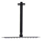 Ducha Quadrada Teto Slim Preta Stoc