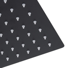 Ducha Quadrada Teto Slim Preta Stoc