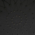 Ducha Redonda 25 Cm Abs Black Com Braço De Teto 40 Cm