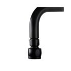 Ducha Redonda Articulada em Aço Inox 304 Black Piano De 8 Pol