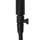 Ducha Redonda Auto Limpante com Chuveirinho Parede Preta Fosca Stoc