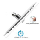 Ducha Redonda de parede Cromada eden