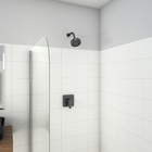 Ducha Redonda Parede Acqua Plus 20,2cm Black Noir Deca