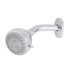 Ducha Redonda Parede 3 Jatos Cromada Ivona Sensea