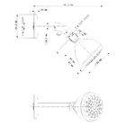 Ducha Redonda Parede 1 Jato Cromada Mana Sensea