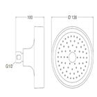 Ducha Redonda Parede Cromada Purist Kohler