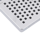 Ducha Retangular Parede Cromada Flex Deca