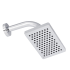 Ducha Retangular Parede Cromada Flex Deca