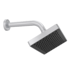 Ducha Retangular Parede Cromada Flex Deca