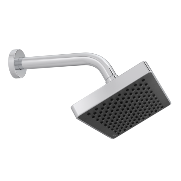 Ducha Retangular Parede Cromada Flex Deca