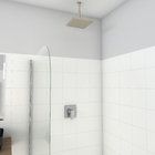 Ducha sem Cano Quadrada Níquel Contemporany Kohler