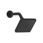 Ducha sem Cano Quadrada Parede Black Matte Parallel Kohler