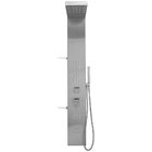 Ducha Vertical Com Hidro Cascata E Led Facile (Inox)