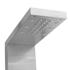 Ducha Vertical Com Hidro Cascata E Led Facile (Inox)