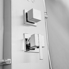 Ducha Vertical Com Hidro Cascata E Led Facile (Inox)