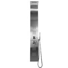 Ducha Vertical Com Hidro E Cascata (Inox)