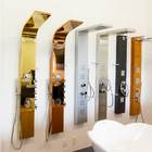 Ducha Vertical Com Hidro E Cascata (inox Dourada)