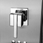 Ducha Vertical Com Hidro E Cascata Square (Inox)